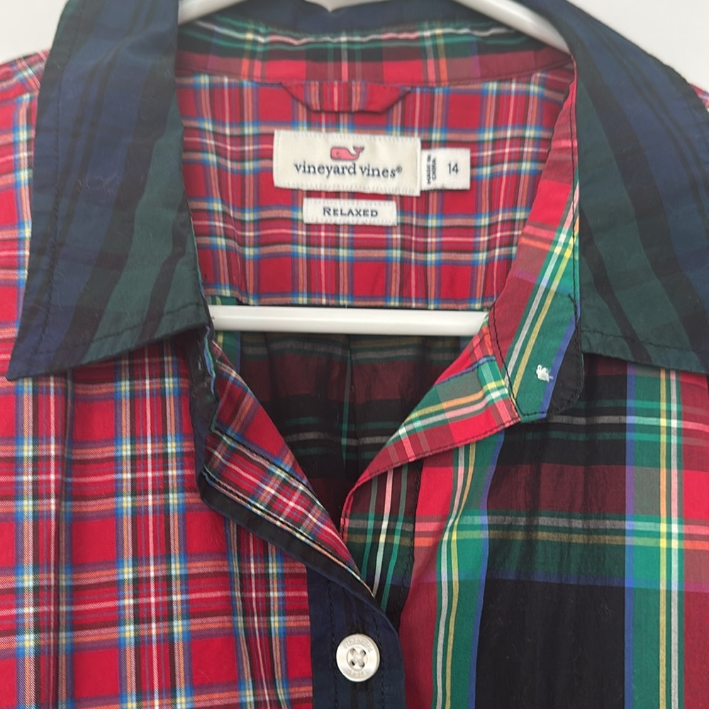 Vineyard Vines patchwork button up - Picture 2 of 3